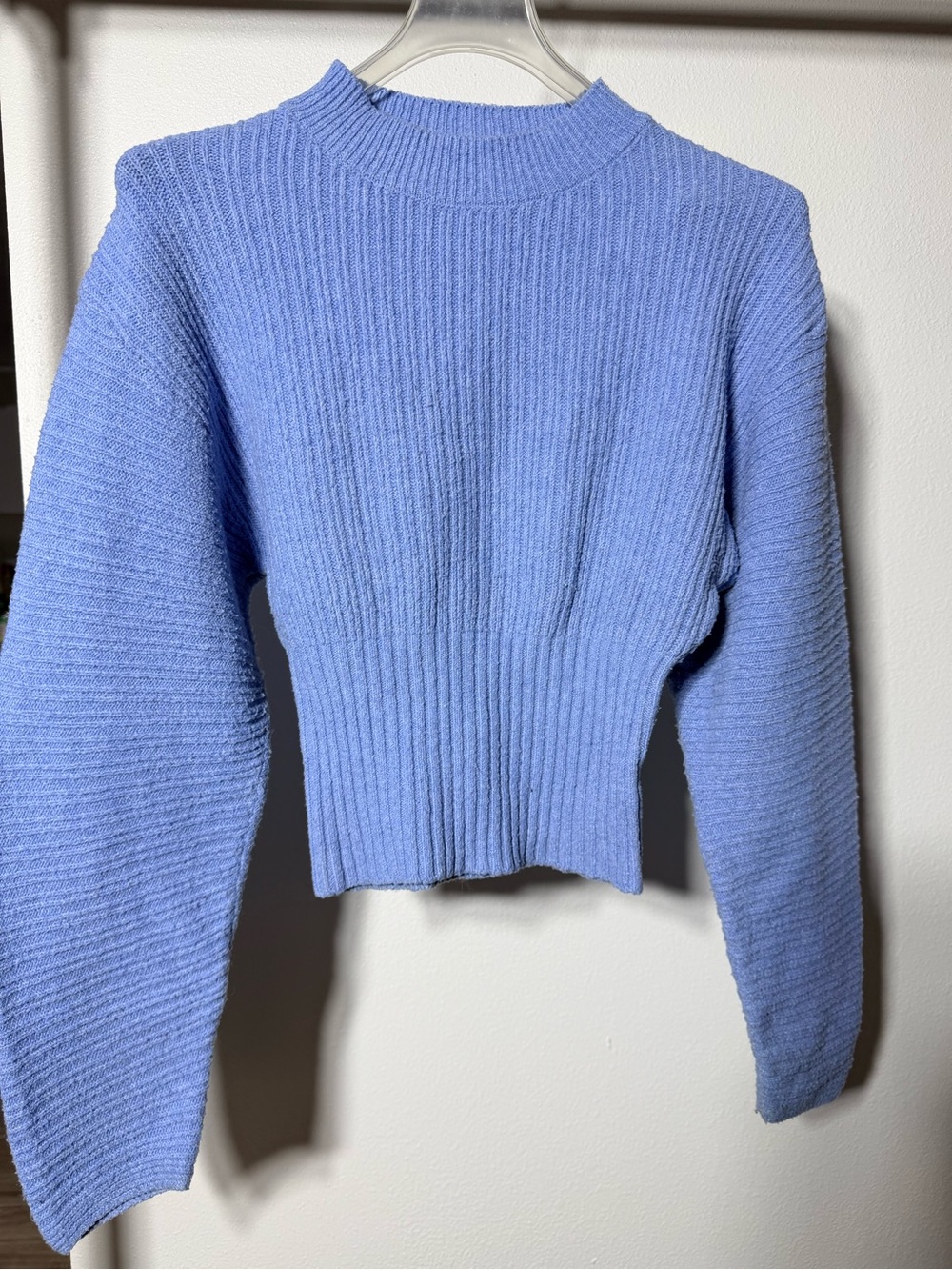 Pink Rose Women’s Ribbed Knit Sweater – Size S